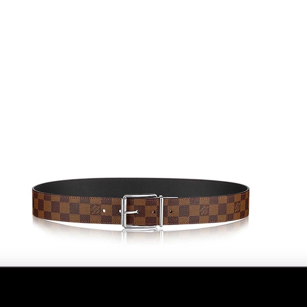 louis vuitton mens belt 
damier print 
40mm
rare no longer being sold